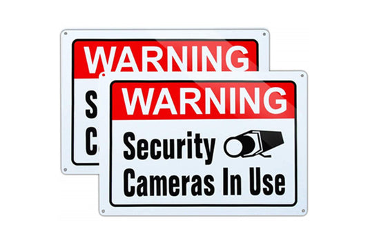 Surveillance Sign (Pack of 2)