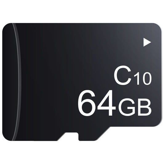 64GB Micro SD Memory Card, C10, A2, U1, 2K Full HD & High Speed TF Card for Security Cameras, Action Cameras, Cameras, Drones, Gaming Consoles, Recorders Storage, etc.